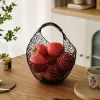 High-end internet-famous household living room fruit basket, high appearance level fruit basket, high-quality fruit basket, fashionable and versatile, commercial decorative fruit basket, random silk handcrafted Application Scenario